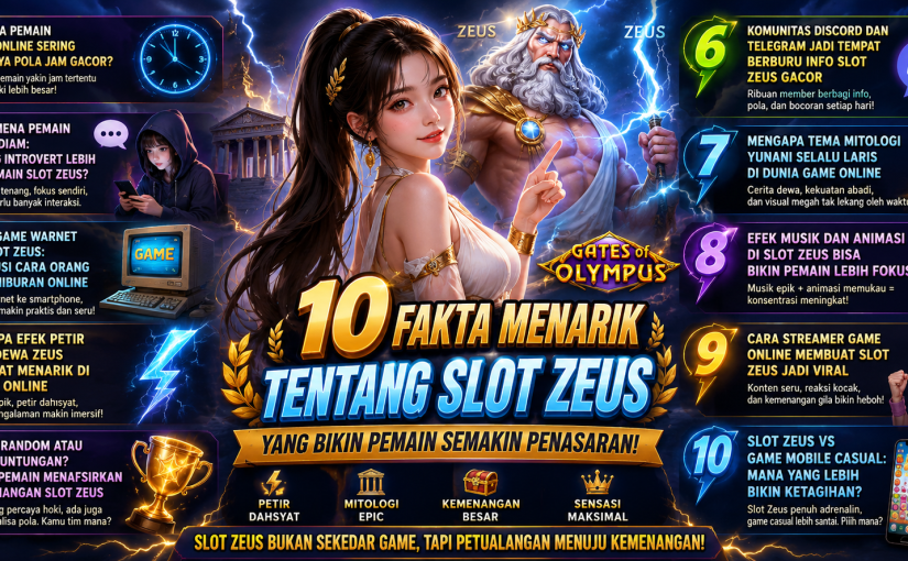 Efek Musik Slot Zeus: Rahasia Fokus dan Menang Maksimal!