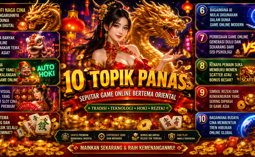 Bagaimana Budaya Pop Timur Membentuk Tren Game Modern